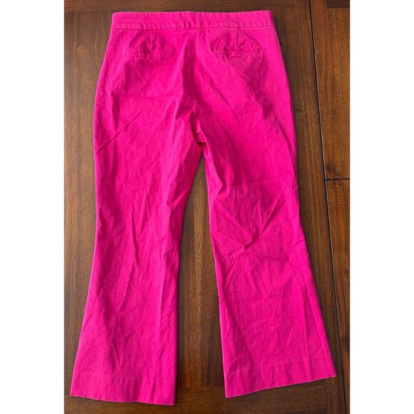 J. Crew Women's Pink Wide Leg Business Kelsey Pant Size 10 - Picture 2 of 6